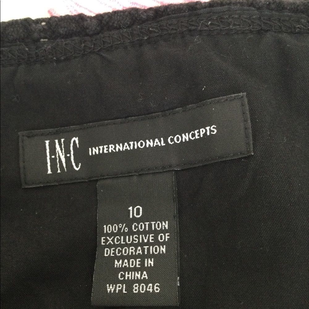Inc Sz 10 black skirt, super BOHO - Picture 4 of 7